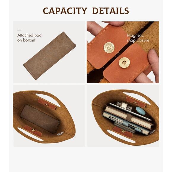 Zone Real Leather Hand Bag - Picture 9 of 9